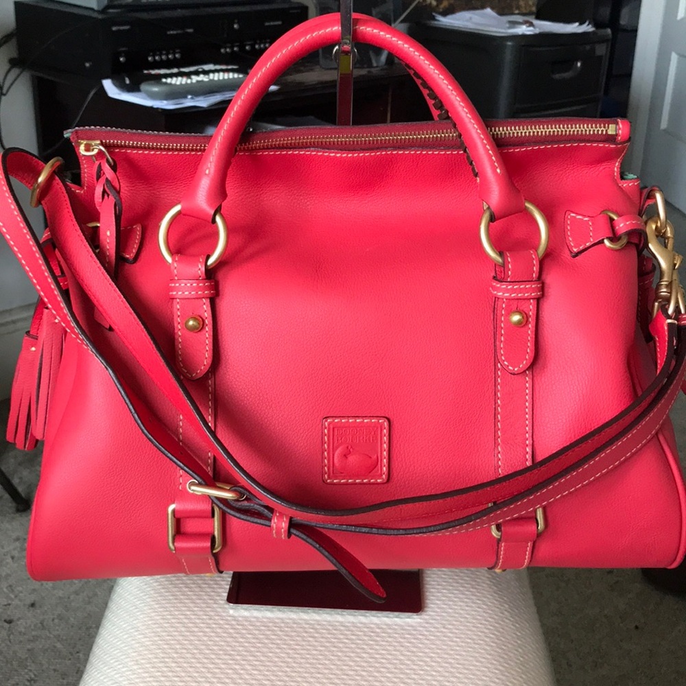 Geranium Dooney & Bourke Medium Satchel Warranty